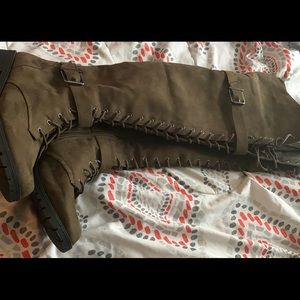 Thigh Combat Boots